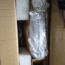 24" Bladeless Ceiling Fan with Light Remote, Low Profile Ceiling Fans with App Control, Smart Modern Ceiling Fans with Lights, 3 Dimmable LED Light for Bedroom, Living Room White