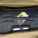 SWISSGEAR Sion Softside Expandable Spinner Luggage Durable Lightweight Travel Suitcase, Dark Grey, Checked-Large 29-Inch