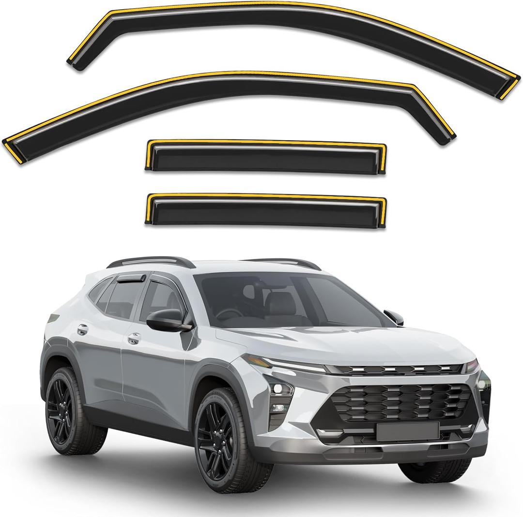 in-Channel Window Visors Rain Guards for Chevy Trax 2024 2025 2026