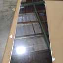 Koonmi Full Length Mirror, 71"x26" Mirror Full Length with Stand, Silver Domed Top Square-Edged Floor Mirror with Aluminum Alloy Frame for Bedroom Living Room