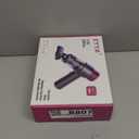 EYYA Handheld Cordless Car Vacuum Cleaner, 4-in-1 Portable Mini Car Vacuum Cleaner, 15000PA High Power & Air Duster with LED Light for Home Office (Grey Pink)