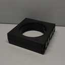 XIAZ Elevated Dog Bowls Large Breed Raised Dogs Bowl Stand Large/Medium Sized Dog 1L Food Water Bowl Stands 5 Heights Adjustable 9/11/12/14in Black Pet Feeder Dish Station