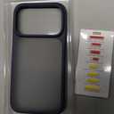 TORRAS for iPhone 17 Pro Case, Beyond Military-Grade Protection, Camera Control Button, DIY Buttons, Translucent Matte Slim Thin Shockproof Hard Back Anti-Scratch case for iPhone 17 Pro, Deep Blue