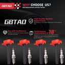 Upgraded Set of 4 Ignition Coil Pack and Spark Plug Compatible with 2.4 L4 2014 2015 2016 2017 2018 2019 Jeep Renegade Cherokee Compass Chrysler 200 Dodge Dart Replace UF751 4469
