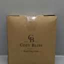 Cozy Bliss Faux Fur Throw Blanket for Couch, Fuzzy Soft Plush Thick Bubble Blanket for Sofa Bedroom Living Room, 50 * 60 Inches Tie-dye Blue