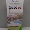 KINGTOP Golf Flagstick Mini, Putting Green Flag for Yard, All 3 Feet, Double-Sided Numbered Golf Flags, Golf Pin Flag Hole Cup Set, Portable 2-Section Design, Gifts Idea