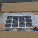 32 oz 8 Pcs Glass Jars with Bamboo Lids, Stackable Clear Food Storage Jars, Airtight Kichen Glass Pantry Storage Containers with Lids for Rice, Candy, Sugar, Flour, Nuts, Cookie, Coffee Bean