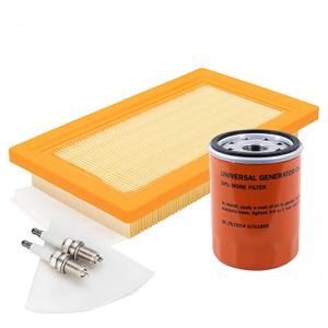 6485 Maintenance Kit for Generac 16-26kW Air Cooled Standby Generators - Compatible with 22kW 24kW Guardian Series, Includes 070185E Oil Filter, 0J8478S Air Filter, RC12YC Spark Plugs (1pack)