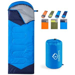 oaskys Camping Sleeping Bag - 3 Season Warm & Cool Weather - Summer Spring Fall Lightweight Waterproof for Adults Kids - Camping Gear Equipment, Traveling, and Outdoors