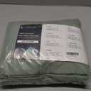 LuxClub 5 PC Split King Sheet Set, Breathable Luxury Bed Sheets, Deep Pockets 18" Eco Friendly Wrinkle Free Cooling Sheets Machine Washable Hotel Bedding Silky Soft - Tree Moss Green Split King