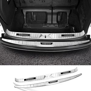 ERIDANUS Auto Accessories Fit for Toyota Sienna 2025 2024 2023 2022 2021 Rear Outside Bumper Sill Plate Guard Cover Trim (Silver) Stainless Steel 2 PCS