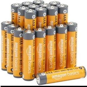 Amazon Basics AAA Alkaline HighPerformance Batteries, 1.5 Volt, 10Year Shelf Life, 20 count (Pack of 5)
