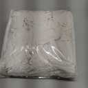 Bed Skirt Queen Size Ruffled Bed Skirts with Split Corners, 18 Inch Drop Dust Ruffle Bed Skirt with Platform, Tufted Boho Bed Skirting, Striped, Ivory, 18" Queen