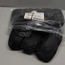 Premium Disposable Boot & Shoe Covers Booties, Durable, Non-Slip, Non-Toxic, Recyclable Protectors, Fits Most Shoes - Black - Pack of 100 (50 Pairs)