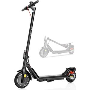 INVANTI E20 Adult Electric Scooter with Smart APP, Max 19 Miles & 18 MPH,350W Motor, 8.5" Solid Tires, Dual Brakes & Cruise Control, Foldable and Portable Commuter Electric Scooter for Adults