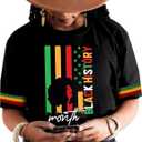 Black History Month Shirt for Women Black Lives Matter BLM Leaders Patriotic African American T-Shirt (M)