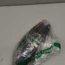 SHIAWASENA Auto Car Steering Wheel Cover, Universal 15 Inch Fit, Soft Leather, Breathable Anti Slip (Black&Orange)