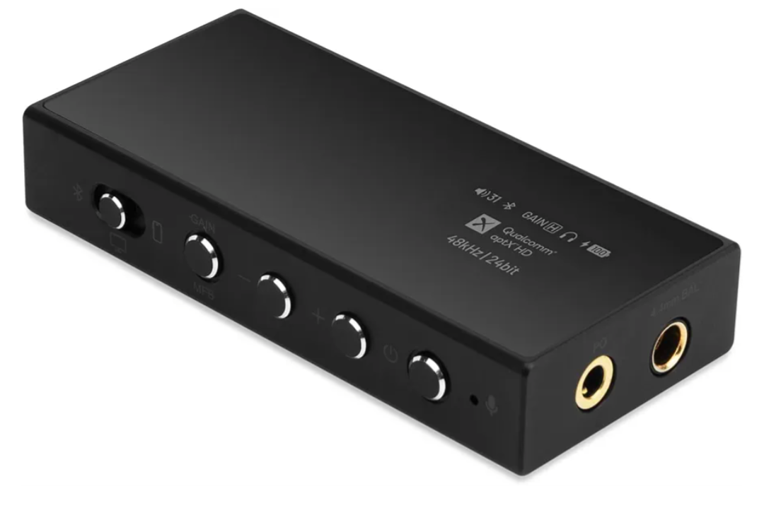 Questyle M18i Headphone Amplifier Bluetooth 5.4 Receiver Portable USB DAC Amps High Resolution with 4.4mm and 3.5mm Dual Outputs Supports PCM 384kHz/DSD256 LDAC Lossless for Smartphones/PC/Laptops