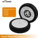 105-3036 Wheel Gear Assembly Replaces for Toro 105-3036 105-3024 105-3025 for Toro 22" Lawn Mower Rear Wheel 8 Inch, 2 Pack, 20017 20041 20066 20068 20073 Recycler Self-Propelled Push Mower