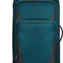 U.S. Traveler Aviron Bay Expandable Softside Luggage with Spinner Wheels, Teal, 30-Inch, US08125E31