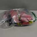 Poinsettias Artificial Christmas Flowers Tabletop Small Red Poinsettia Plant Artificial 9 Inch Faux Winter Flowers for Xmas Ornament Porch Home Garden Decorations(2 Pack)