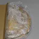 yarlung 3 Pack Gold Cake Stands, 8/10/12 Inch Metal Cupcake Display Stands Dessert Trays, Table Decoration Cookies Serving Plates for Wedding, Birthday, Party, 3 Sizes