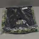 Wood Home Sign with Artificial Eucalyptus Wreath for O, Hanging Farmhouse Wall House Decor Wood Letters for Wall Art Rustic Home Decor, Wall Decor for Living Room Kitchen Entryway (Black) (9.8L" x 9.8W")