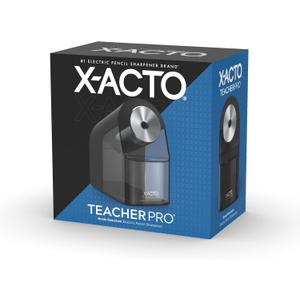 X-ACTO Teacher Pro Electric Pencil Sharpener, Heavy Duty, Black, 1 Count - School, Classroom Essentials