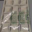 Nodaaiie 2 Pcs Beige Velvet Jewelry Organizer Watch Tray Box 12 Grid Stackable Bracelet Organizer with Adjustable Pillows for Men Women, Home Store Show