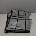 35Large Pockets Over The Door Shoe Organizer, Mesh Pockets Shoe Holder Rack, Capacity hanging shoe organizer door shoe rack With 4 Metal Hook. (66.9" X 27.1", Grey)