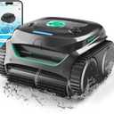 (2025 New) WYBOT C2 Cordless Robotic Pool Cleaner, up to 2152 Sq.ft, 180 mins, Pool Robot Vacuum for Inground Pools with Ultra-fine Filter, Triple-Motors, 7 Cleaning Modes, App Control (black&green)