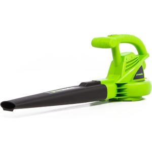 Greenworks 7 Amp 160 MPH/150 CFM Single Speed Electric Blower, 24012, green