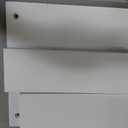 White 4.6" Height Wood One Step Stool for High Bed, ketchen, Adult Elderly