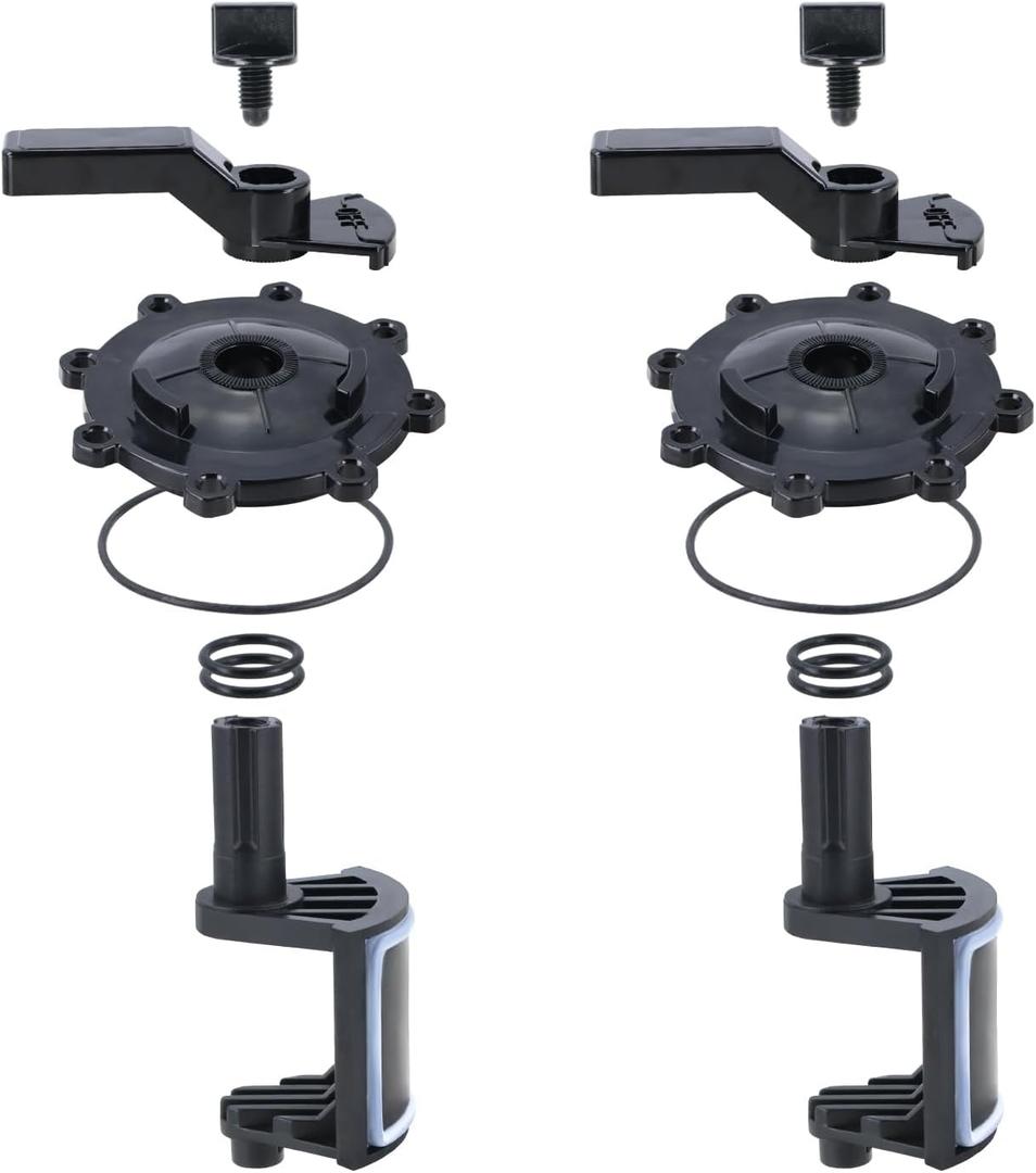 2-Port 3-Port Pool Valve Rebuild Kit Compatible with Jandy NeverLube Gray 2-Way 3-Way Valves 4715 4716 4717 (2 PCS)