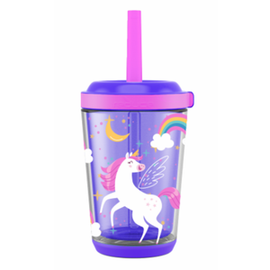 Reduce® Cartwheel Purple Unicorn Tumbler, 12 oz