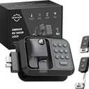 ONNAIS Full Metal RV Keyless Entry Door Lock with Password & Remote, Fits Most Trailers and 5th Wheels, Ideal Gifts for RV Owners