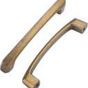 10 Pack 4 Inch(102mm) Kitchen Cabinet Handles Antique Brass Cabinet Pulls Kitchen Cabinet Hardware Drawer Pulls for Dresser Cupboard Wardrobe