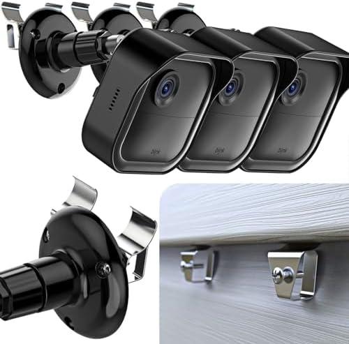 Blink Outdoor Vinyl Siding Mount with Waterproof Case, No-Hole Needed Mounting Bracket and Full Weather Proof Cover for All-New Blink Outdoor 4/3rd Gen/2K+ Security Camera System(3 Pack)