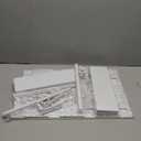 20x13x4.7-Inch Inside Cabinet Door Organizer,Adhesive Shelf,No Drilling Cabinet Door Storage,Organizer Caddy for Kitchen,Bathroom Cabinets,Space Saving Hold,Style1 