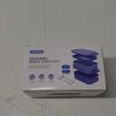 DaCool Adults Lunchbox Bento Box - 74 OZ All-in-One Stackable Lunch Box for Adults Men Women Teens Leakproof Bento Large Lunch Box Containers with Fork Spoon Sauce Box for Dining Out Work School,Grey (2-Grey)