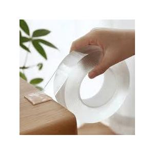 HOME LIFE | Nano Double Sided Tape | 9.8 FT & 3.3 FT (Combo Pk.) | Heavy Duty | Multipurpose | Removable | Transparent | 2pk. (Standard)