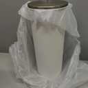 Umbra Portaloo Toilet Paper Stand and Reserve, White/Nickel (With Storage + Shelf)