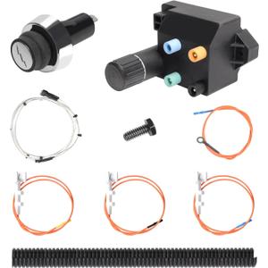 SafBbcue 66354 Grill Igniter Kit for Weber GS4 Genesis II 310/315 Series Gas Grills Parts(2017 and Newer),fit Genesis II E/S-310,E/S-315,CE-310,SE-310,SE-315 Electronic Ignitor Switch 66220 Set (Black)