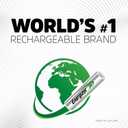 Energizer Power Plus Rechargeable AAA Batteries (4 Pack), 800mAh Triple A Batteries