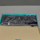 Logitech K120 Wired Keyboard for Windows, Plug and Play, Full-Size, Spill-Resistant, Curved Space Bar, Compatible with PC, Laptop - Black