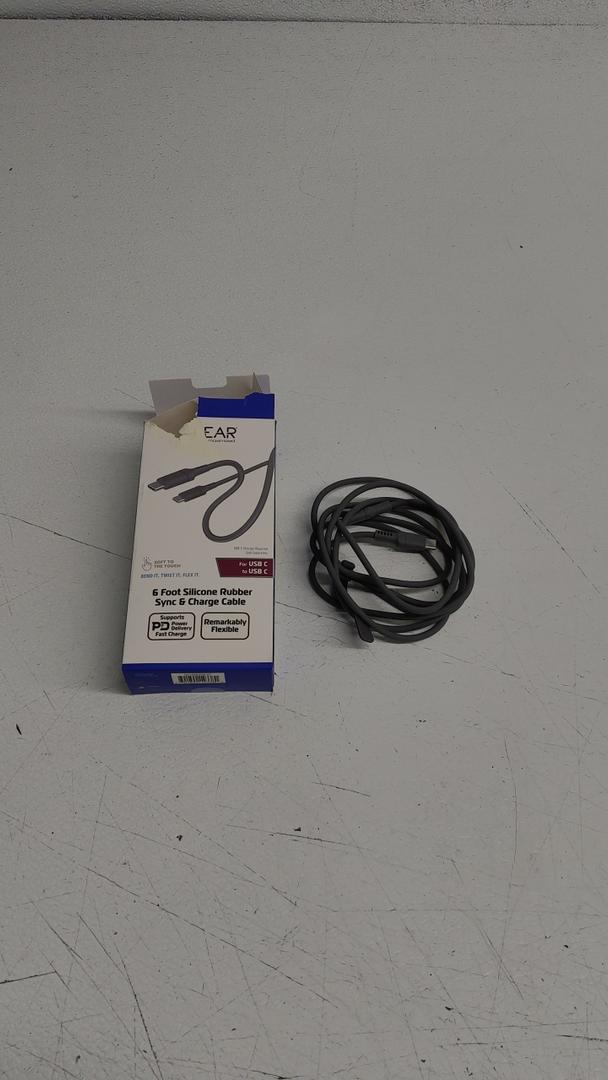 ZGEAR 6 Foot Silicone Rubber Sync & Charge Cable for USB C to USB C