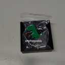 YAZMEEN Inspirational Retractable Badge Reel with Alligator Clip I'm Unstoppable ID Card Badge Holder T-Rex Dinosaur Badge Funny Black Glitter Badge Reel Gift for Office Worker Nurse Doctor Teacher