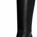 Vipost 3.35-inch Pointed Toe Knee High Boots for Women, Chunky Block Heel Tall Boots for Women with Side Zipper, Long Fall Winter Boot 2025, Size 8,5 (Black)