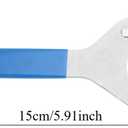 Motorcycle Shock Spanner Wrench Adjustable Blue Hooked Jaw Anti Slip for 35mm75mm Spring Collars Motorcycle Suspension Maintenance Vehicle Tool