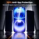 3-Pack for iPhone 16/15 Screen Protector Privacy